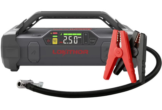Lokithor JA301 2000A Lithium Jumpstarter met 10bar Compressor, afbeelding 2