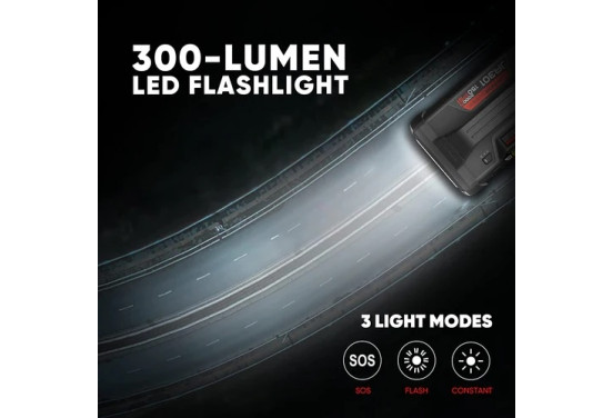 Lokithor JA301 2000A Lithium Jumpstarter met 10bar Compressor, afbeelding 5