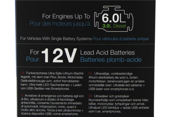 Noco Genius Jumpstarter GB40 12V 1000A, afbeelding 6