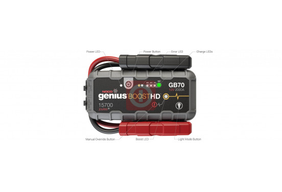 Noco Genius Jumpstarter GB70 12V 2000A, afbeelding 8