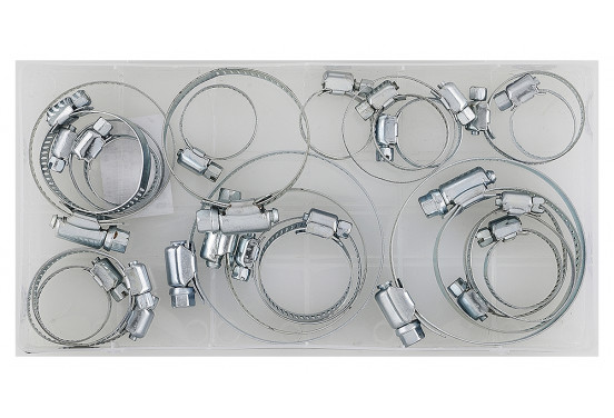 Assortiment slangklemmen 26 stuks