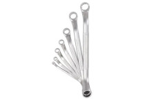 Dubbele ringsleutelset 45&deg; (SAE) 7-dlg.