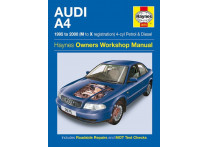 Haynes Werkplaatshandboek Audi A4 benzine &amp; Diesel (1995-2000)
