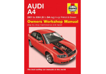 Haynes Werkplaatshandboek Audi A4 benzine &amp; diesel (2001-2004)