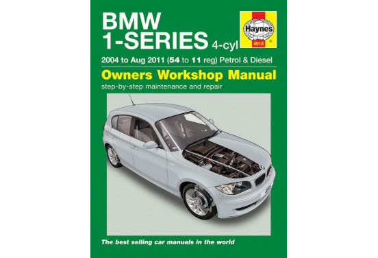 Haynes Werkplaatshandboek BMW 1-Series 4-cyl benzine & diesel (2004 - Aug 2011)
