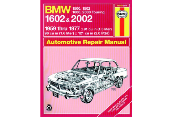Haynes Werkplaatshandboek BMW 1500, 1502, 1600, 1602, 2000 & 2002 (1959-1977) classic  reprint