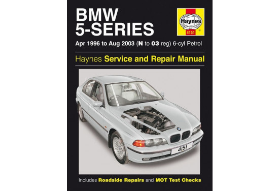Haynes Werkplaatshandboek BMW 5-Series 6-cyl benzine (1996-2003)