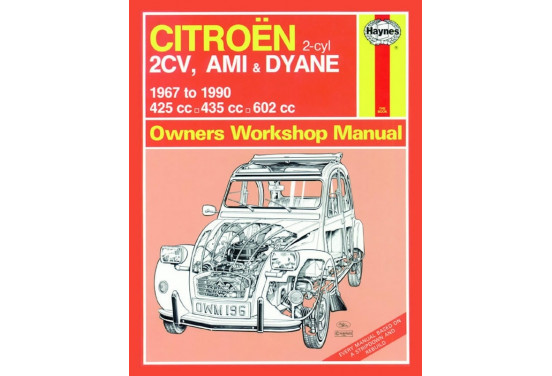 Haynes Werkplaatshandboek Citroën 2CV, Ami & Dyane (1967-1990)