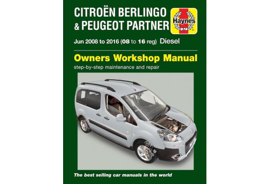 Haynes Werkplaatshandboek Citroën Berlingo & Peugeot Partner (2008-2016)