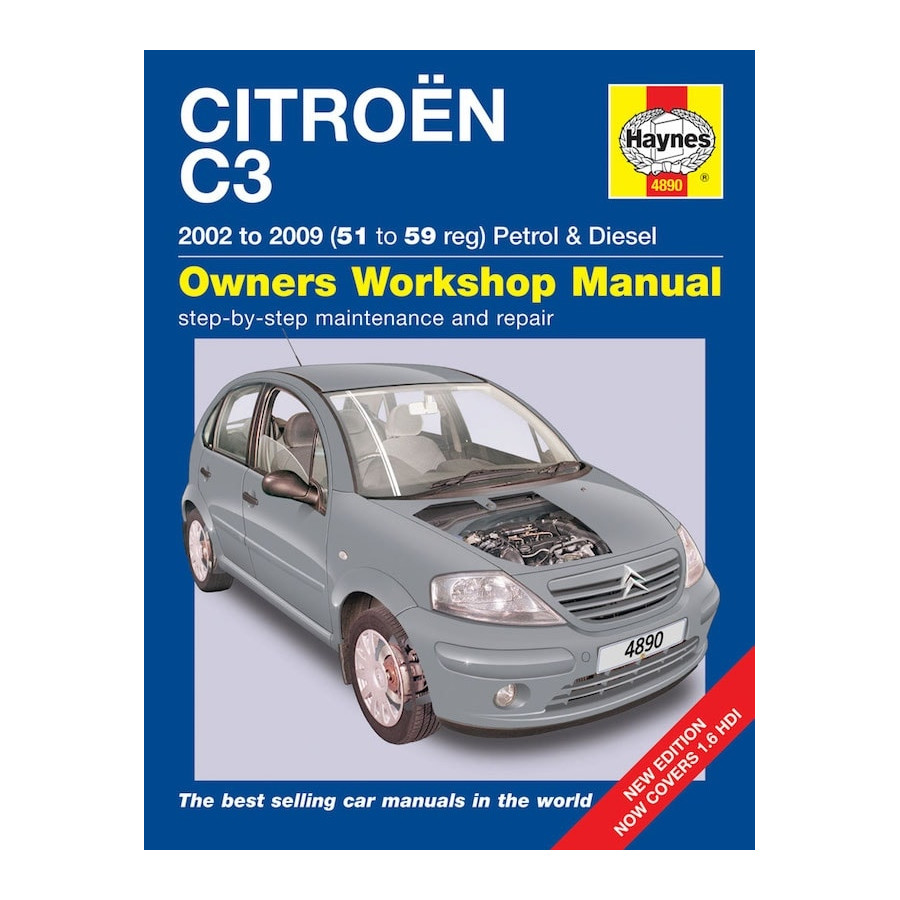 Haynes Werkplaatshandboek Citroën C3 benzine & diesel (2002-2009) voor