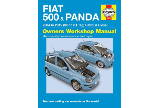 Haynes Werkplaatshandboek Fiat 500 & Panda (2004-2012)