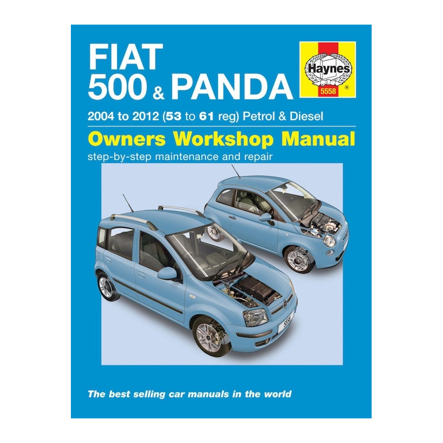 Haynes Werkplaatshandboek Fiat 500 & Panda (2004-2012) voor