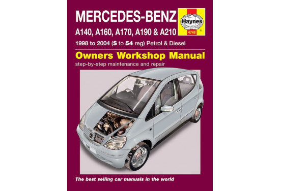 Haynes Werkplaatshandboek Mercedes-Benz A-Class benzine & diesel (1998-2004)