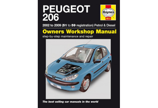 Haynes Werkplaatshandboek Peugeot 206 benzine & diesel (2002-2009)