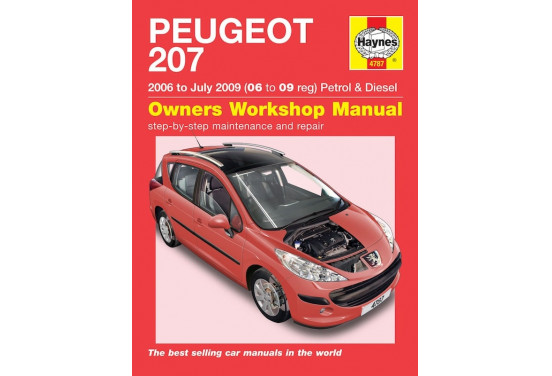 Haynes Werkplaatshandboek Peugeot 207 benzine & diesel (2006-Juli 2009)
