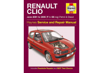 Haynes Werkplaatshandboek Renault Clio benzine &amp; diesel (Jun 2001-2005)