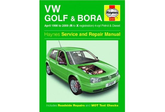 Haynes Werkplaatshandboek VW Golf & Bora benzine & diesel (April 1998 - 2000)