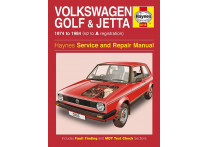 Haynes Werkplaatshandboek VW Golf &amp; Jetta Mk 1 benzine 1.1 &amp; 1.3 (1974-1984) classic  reprin