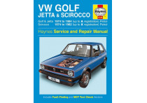 Haynes Werkplaatshandboek VW Golf, Jetta &amp; Scirocco Mk 1 benzine 1.5, 1.6 &amp; 1.8 (1974-1984)