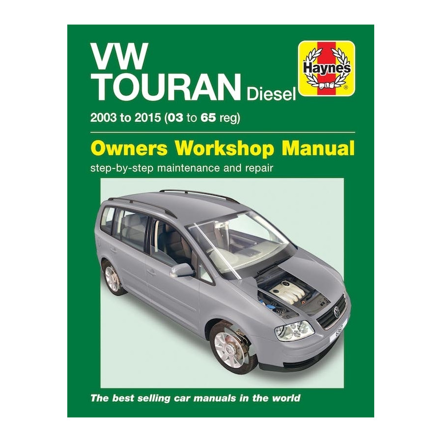Excentriek Kleren Je zal beter worden Haynes Werkplaatshandboek VW Touran diesel (2003-2015) voor o.a. VOLKSWAGEN  | Winparts.be - Werkplaats handboek auto