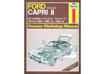 Haynes Werkplaatshandboek Ford Capri II  (&amp; III)  1.6 &amp; 2.0 (1974-1987) classic reprint