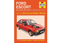 Haynes Werkplaatshandboek Ford Escort benzine (Sept 1980-Sept 1990)