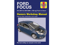 Haynes Werkplaatshandboek Ford Focus benzine &amp; diesel (Okt 2014 - 2018)