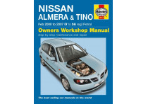 Haynes Werkplaatshandboek Nissan Almera &amp; Tino benzine (Feb 2000-2007)