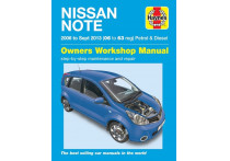 Haynes Werkplaatshandboek Nissan Note benzine &amp; diesel (2006-2013)