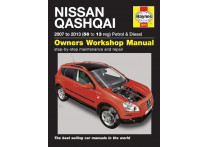 Haynes Werkplaatshandboek Nissan Qashqai benzine &amp; diesel (2007-Jan 2014)
