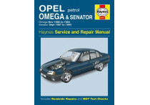 Haynes Werkplaatshandboek Opel Omega &amp; Senator benzine(1986-1994)