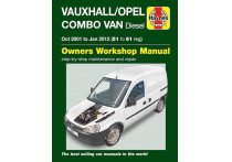 Haynes Werkplaatshandboek Vauxhall/Opel Combo Van diesel (Okt 2001 to Jan 2012)