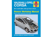 Haynes Werkplaatshandboek Vauxhall/Opel Corsa benzine &amp; diesel (2011-2014)