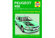 Haynes Werkplaatshandboek Peugeot 406 benzine &amp; diesel (maart 1999 - 2002)