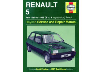 Haynes Werkplaatshandboek Renault 5 benzine (Feb 1985-1996) classic  reprint