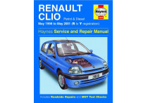 Haynes Werkplaatshandboek Renault Clio benzine &amp; diesel  (Mei 1998 - Mei 2001)