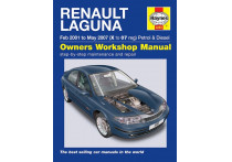 Haynes Werkplaatshandboek Renault Laguna benzine &amp; diesel (Feb 2001-Mei 2007)