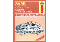 Haynes Werkplaatshandboek Saab 95 &amp; 96 benzine (1966-1976) classic  reprint