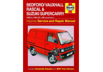 Haynes Werkplaatshandboek Bedford/Vauxhall Rascal &amp; Suzuki Supercarry (86 - Oct 94)  C to M