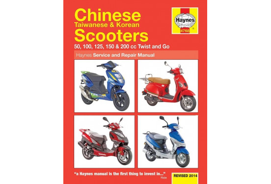 Chinese, Taiwanese &  Korean Scooters 50cc,125cc  &  150cc  (04-14)