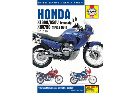 Honda XL600/650V Transalp  &  XRV750 Africa Twin (87 - 07)