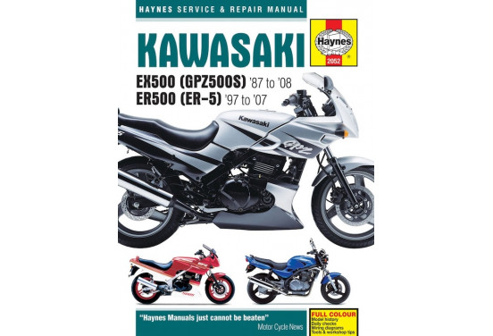 Kawasaki EX500  (GPZ500S) &  ER500  (ER-5)  (87 - 08)