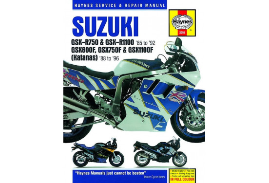 Suzuki GSX-R750  &  GSX-R1100  (85-92),GSX600F, GSX750F  &  GSX1100F Katanas  (88-96)