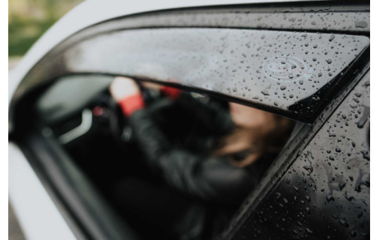 Side wind deflectors Classic suitable for Daewoo Kalos 4 doors 2002 - 2011 (Rear), Image 5