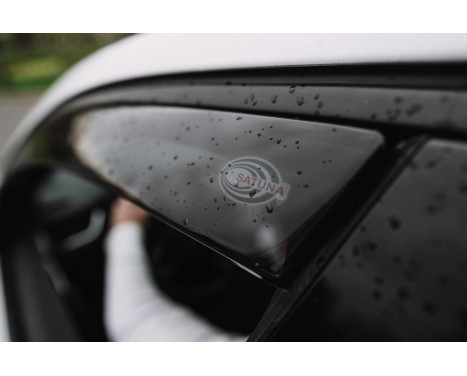 Side wind deflectors Classic suitable for Skoda SuperB 4 doors 2015- (Rear), Image 4
