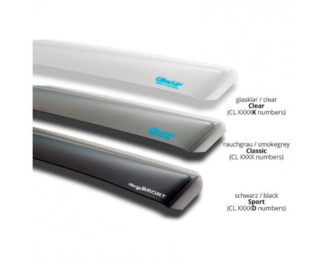 Side wind deflectors Dark for Toyota Yaris IV (XP21) 5-door 2020-, Image 2