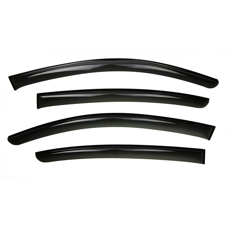 Side wind deflectors Dark Jaguar XE Sedan 2015+ 4part Winparts.co.uk