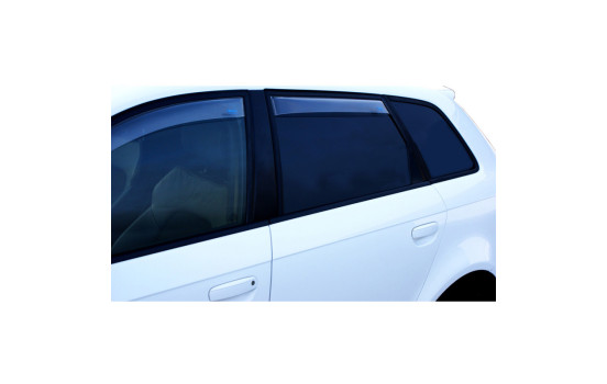 Side wind deflectors Master Clear (rear) suitable for Skoda Rapid sedan 2013-