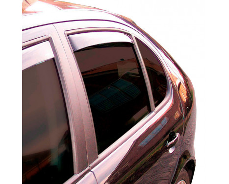 Side wind deflectors Master Dark (rear) suitable for Audi Q3 (F3B) 2019-