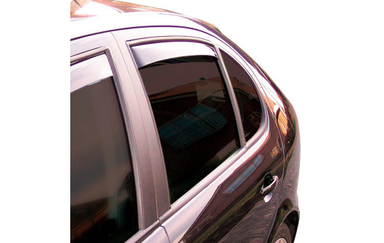 Side wind deflectors Master Dark (rear) suitable for Dacia Duster II 2018-